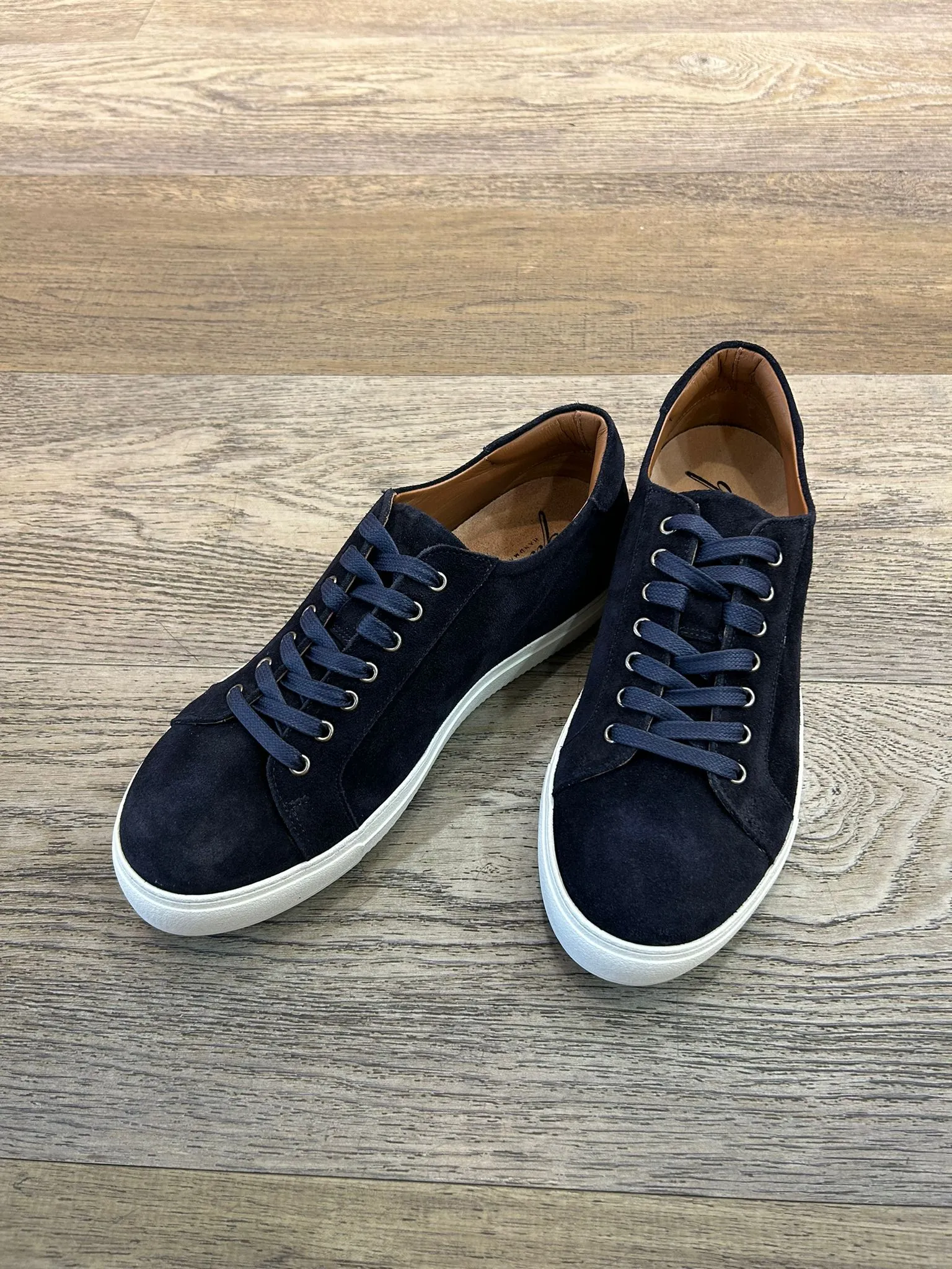 Sneakers Vibram in camoscio blu