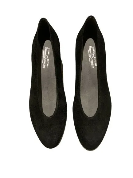 STUART WEITZMAN Russell & Bromley court suede pumps Size 37.5 UK 4.5 US 7.5 ladies