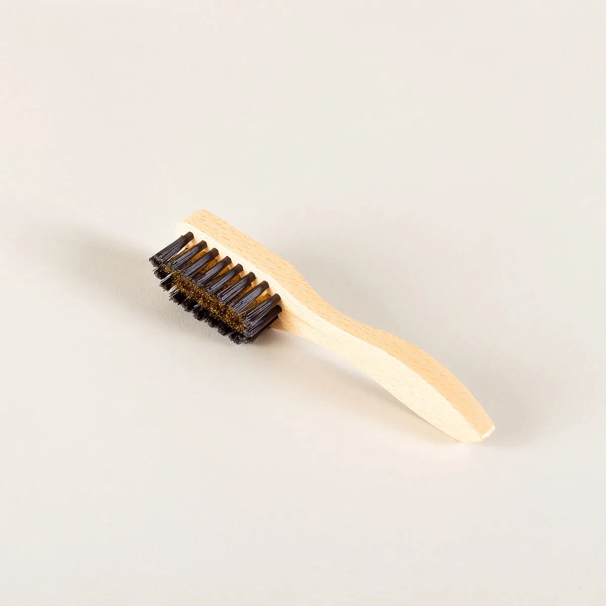 Suede combination brush