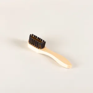 Suede combination brush