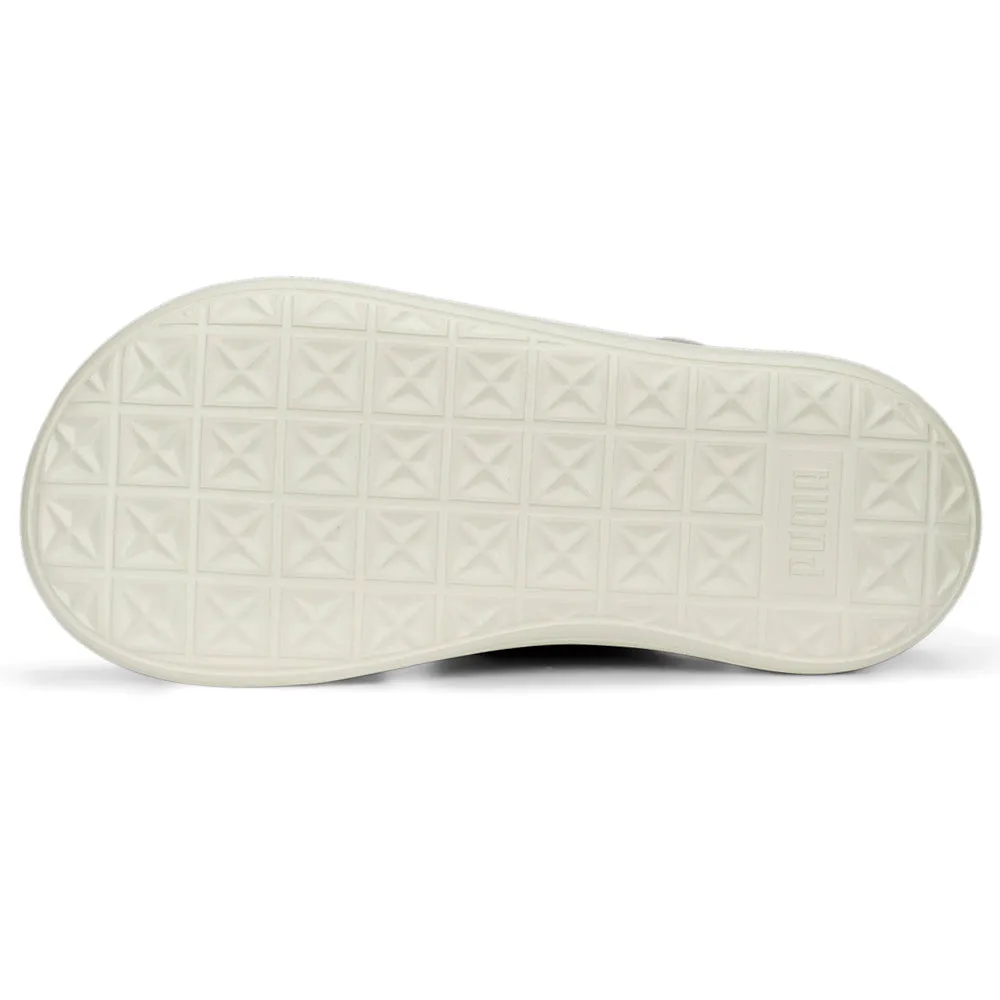 Suede Mayu Platform Slide Sandals