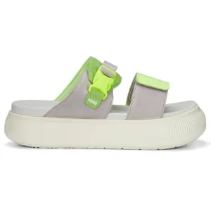 Suede Mayu Platform Slide Sandals