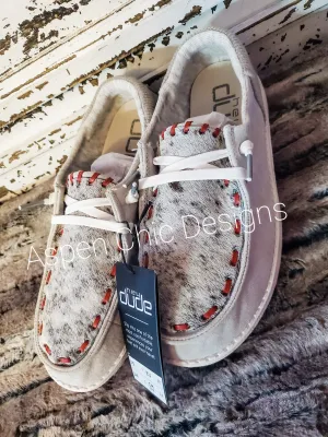 Suede Salt & Pepper size 7