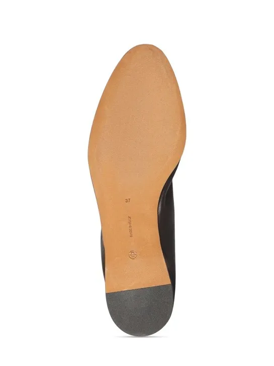 The Row   10mm Hereditas leather ballerina flats 