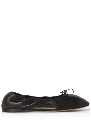 The Row   10mm Hereditas leather ballerina flats 