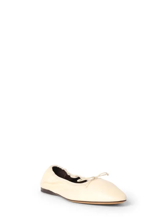 The Row   10mm Hereditas leather ballerina flats 