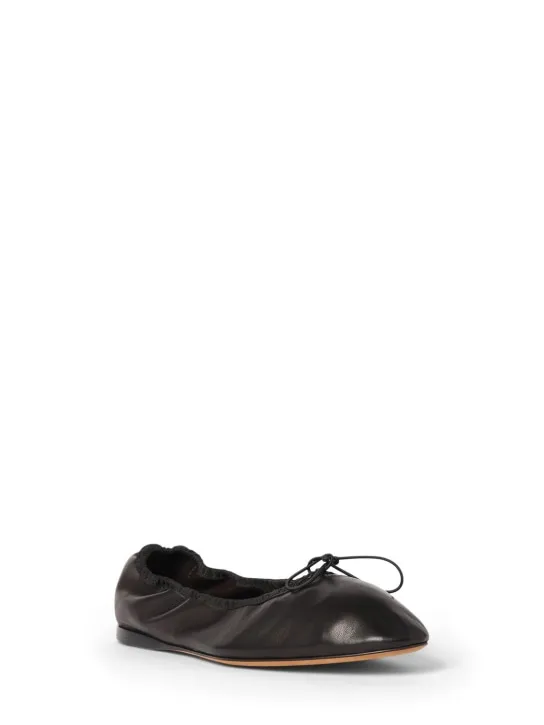 The Row   10mm Hereditas leather ballerina flats 