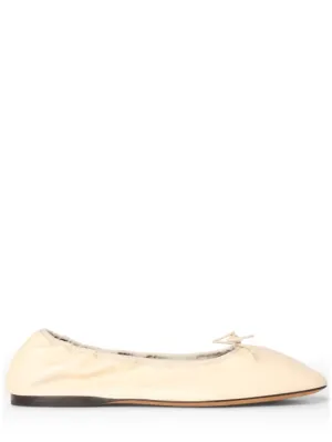 The Row   10mm Hereditas leather ballerina flats 