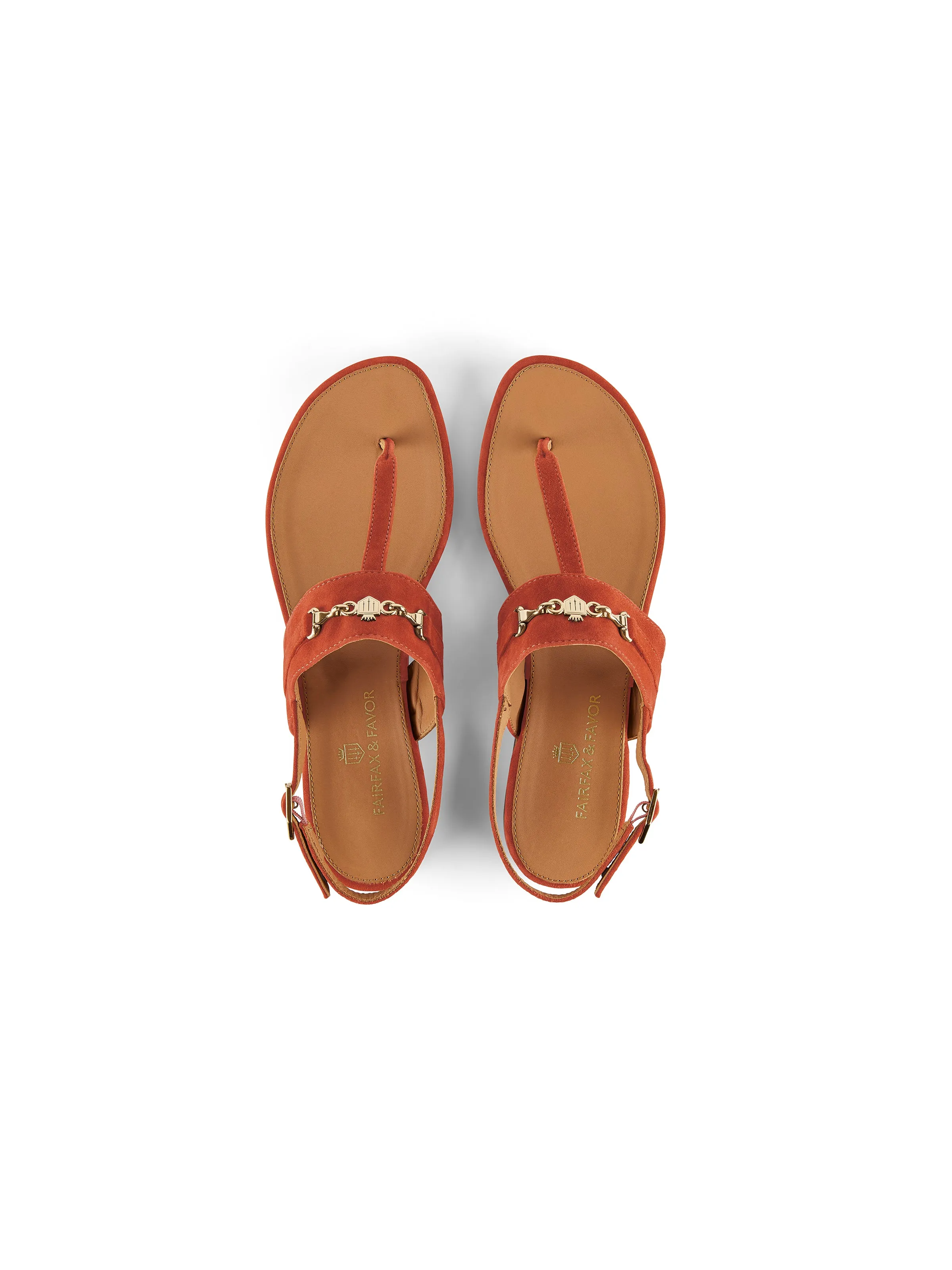 Thornham Sandal - Sunset Orange