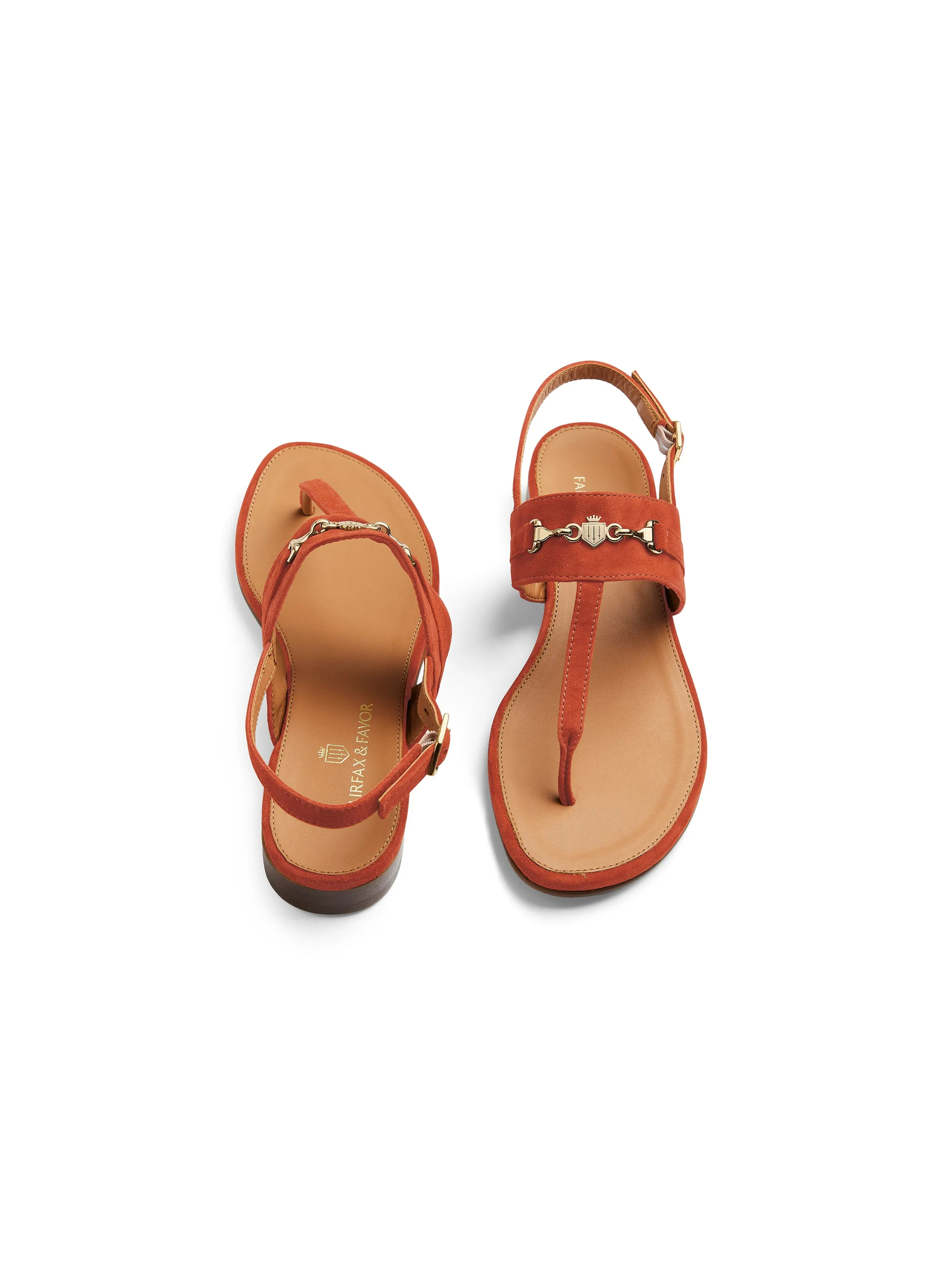 Thornham Sandal - Sunset Orange