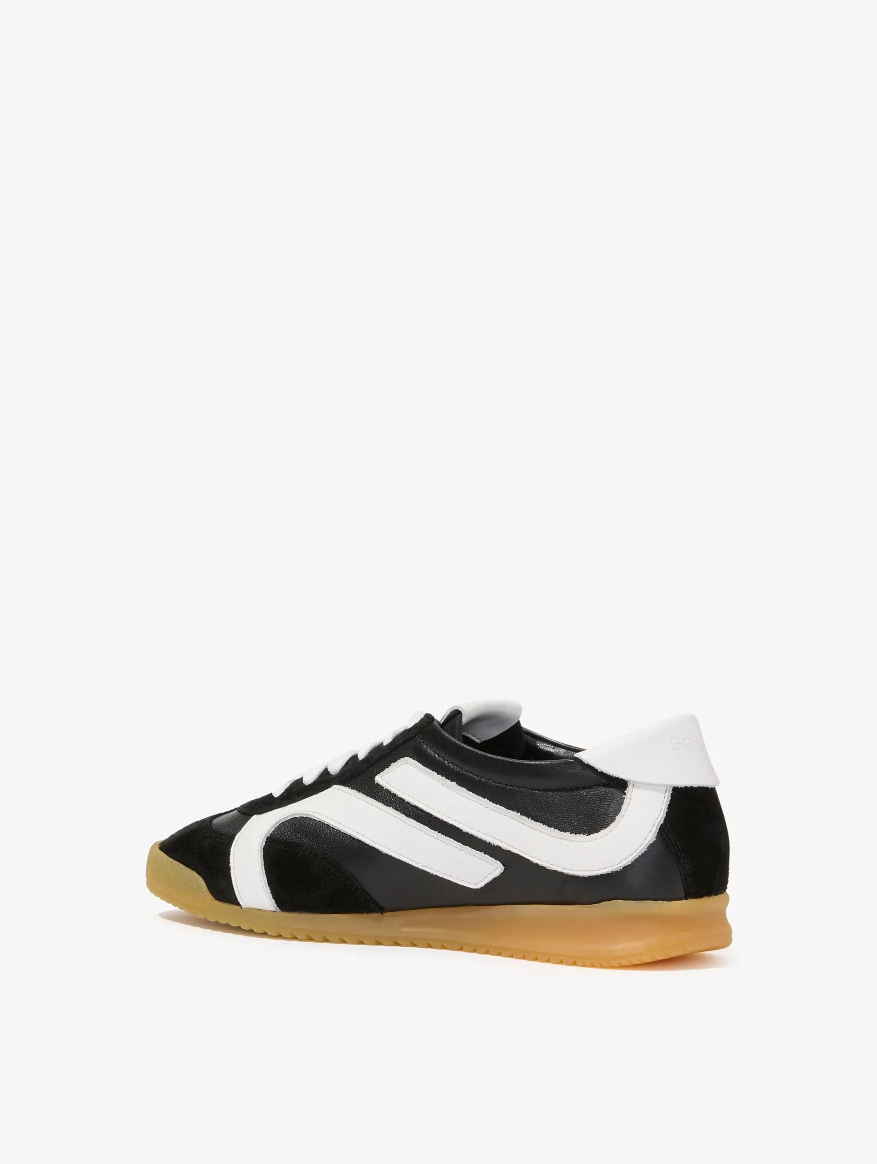 Track Sneakers in Black and White