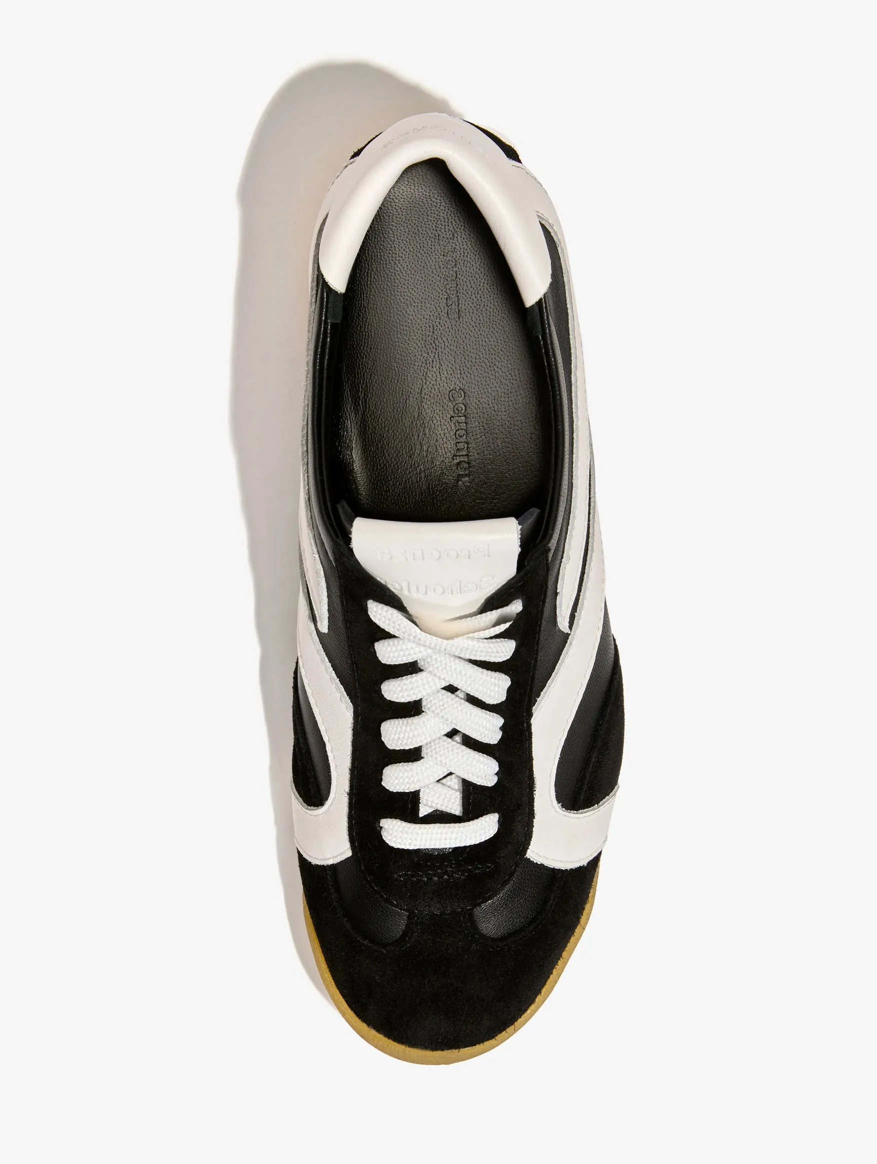 Track Sneakers in Black and White