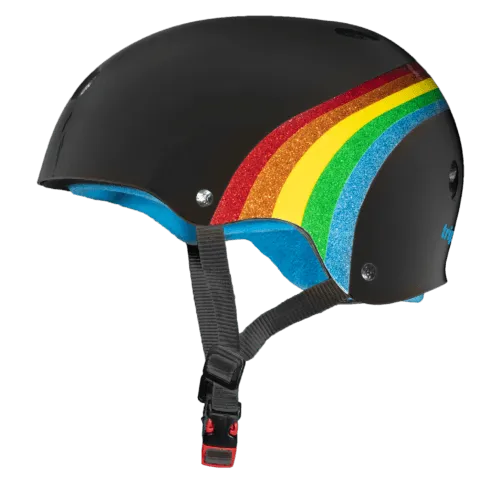 Triple 8 Sweatsaver Rainbow Sparkle Black