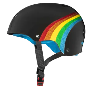 Triple 8 Sweatsaver Rainbow Sparkle Black