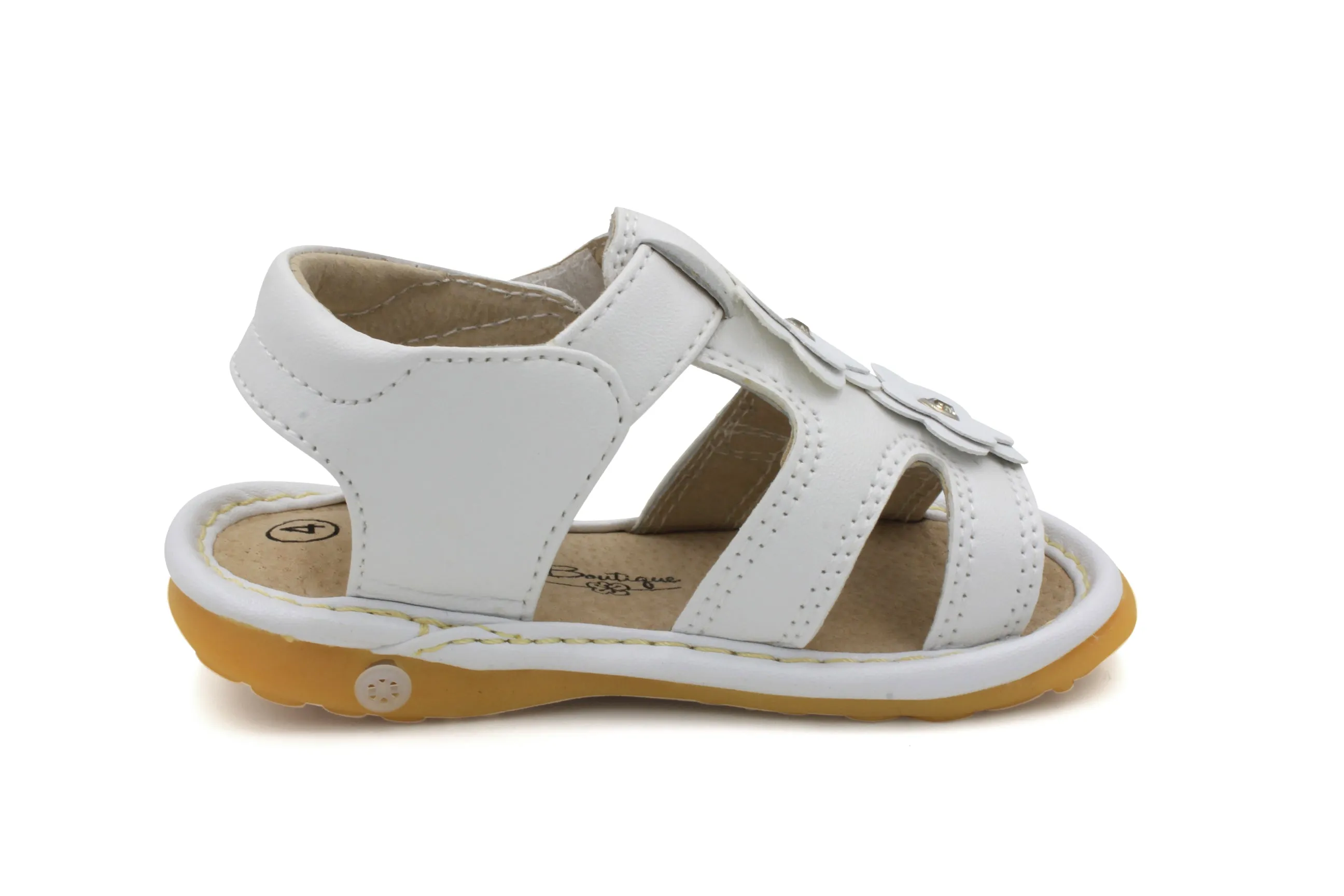 Two Flower Girl Squeaky Sandals