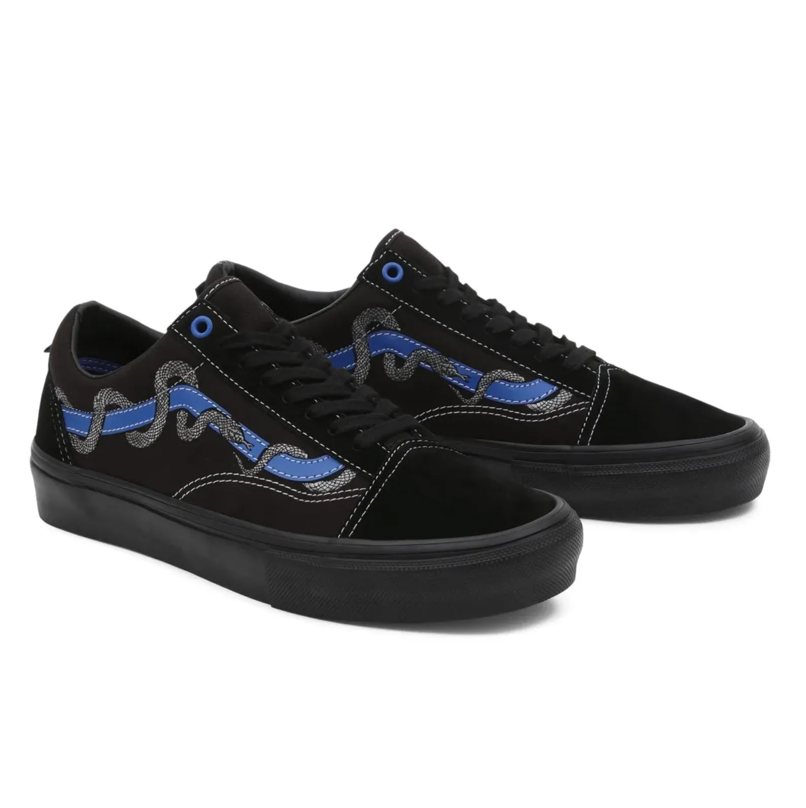 VANS SKATE BREANA GEERING OLD SKOOL BLUE / BLACK