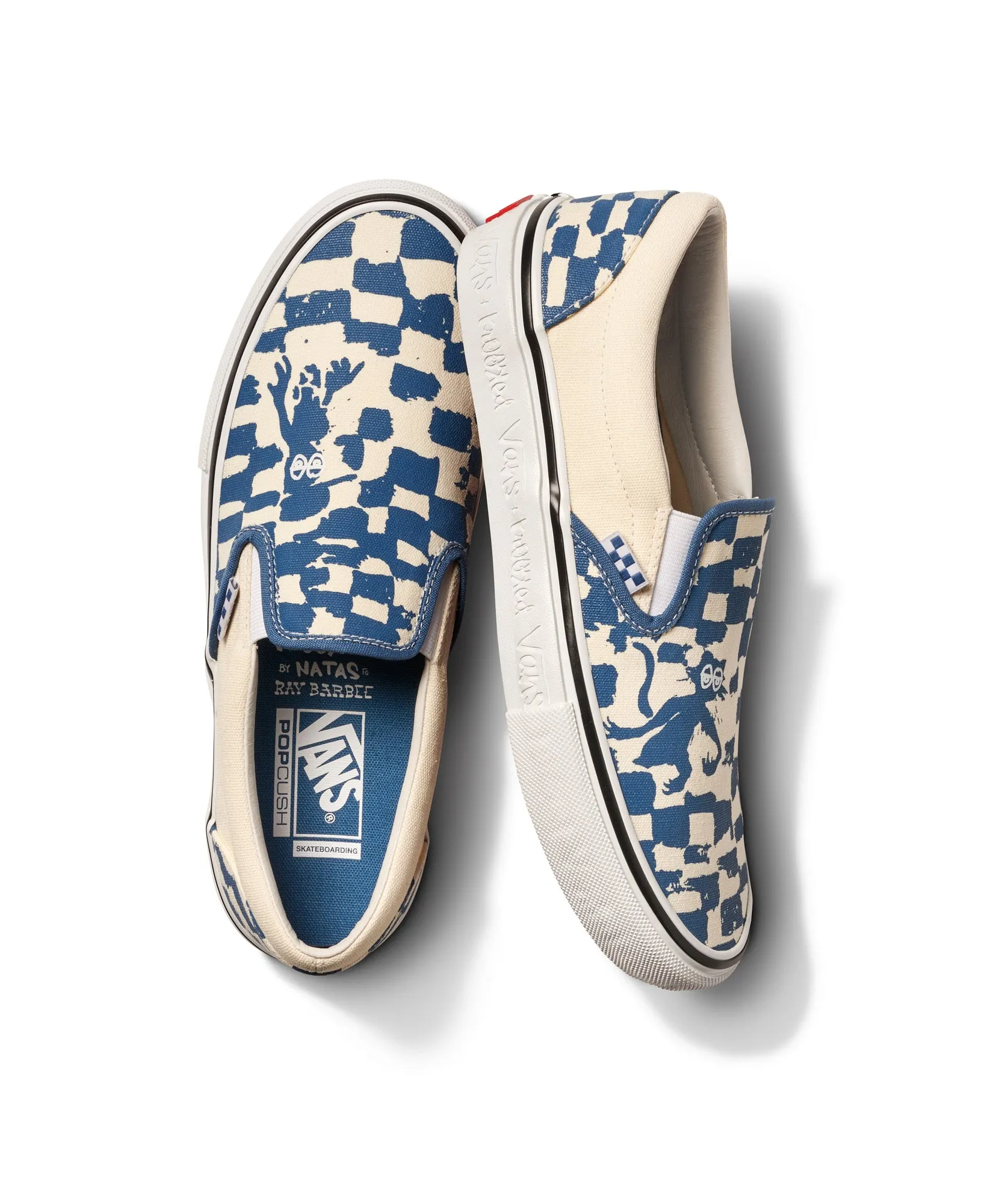 VANS SKATE SLIP ON KROOKED RAY X NATAS