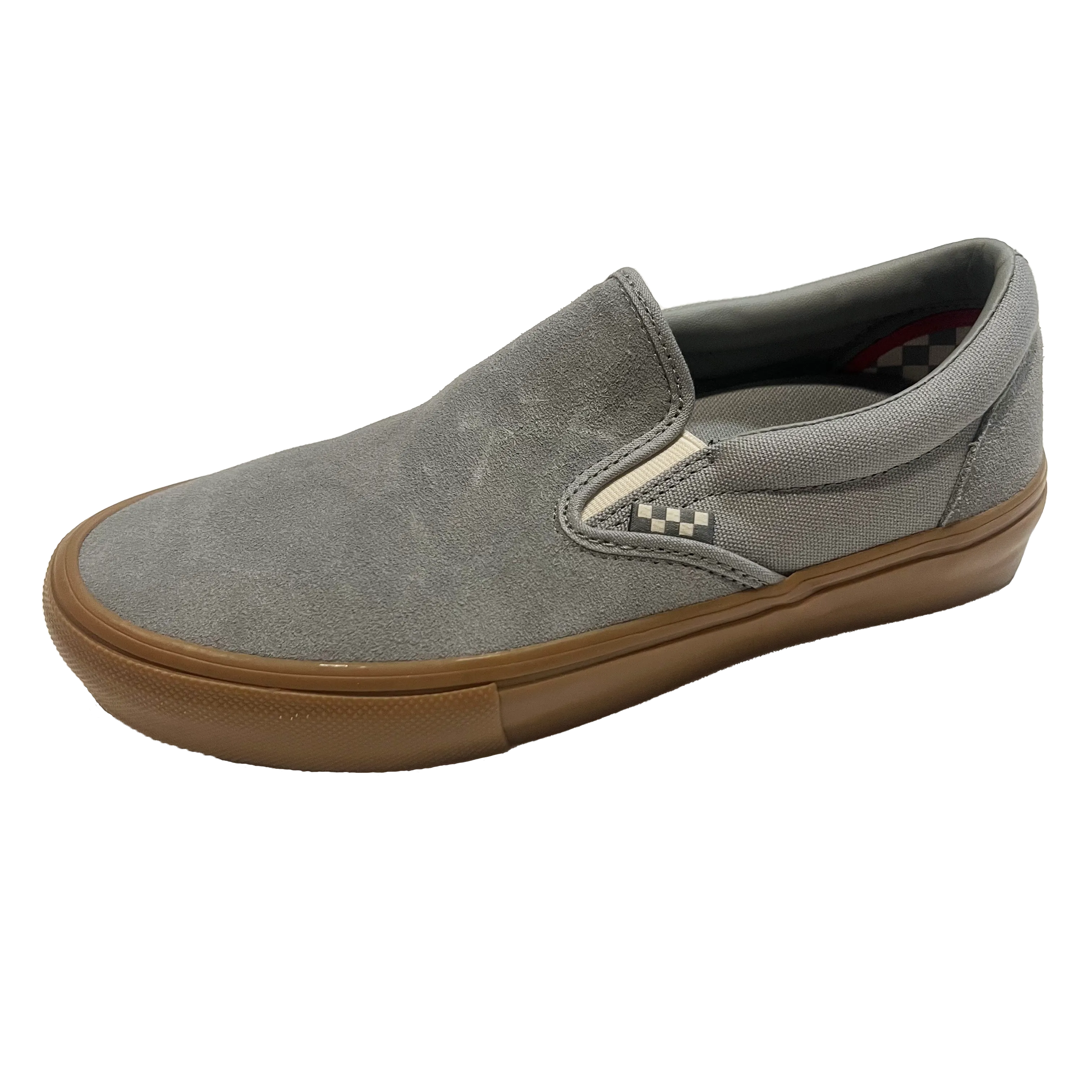 Vans Skate Slip On Shoes Grey Gum