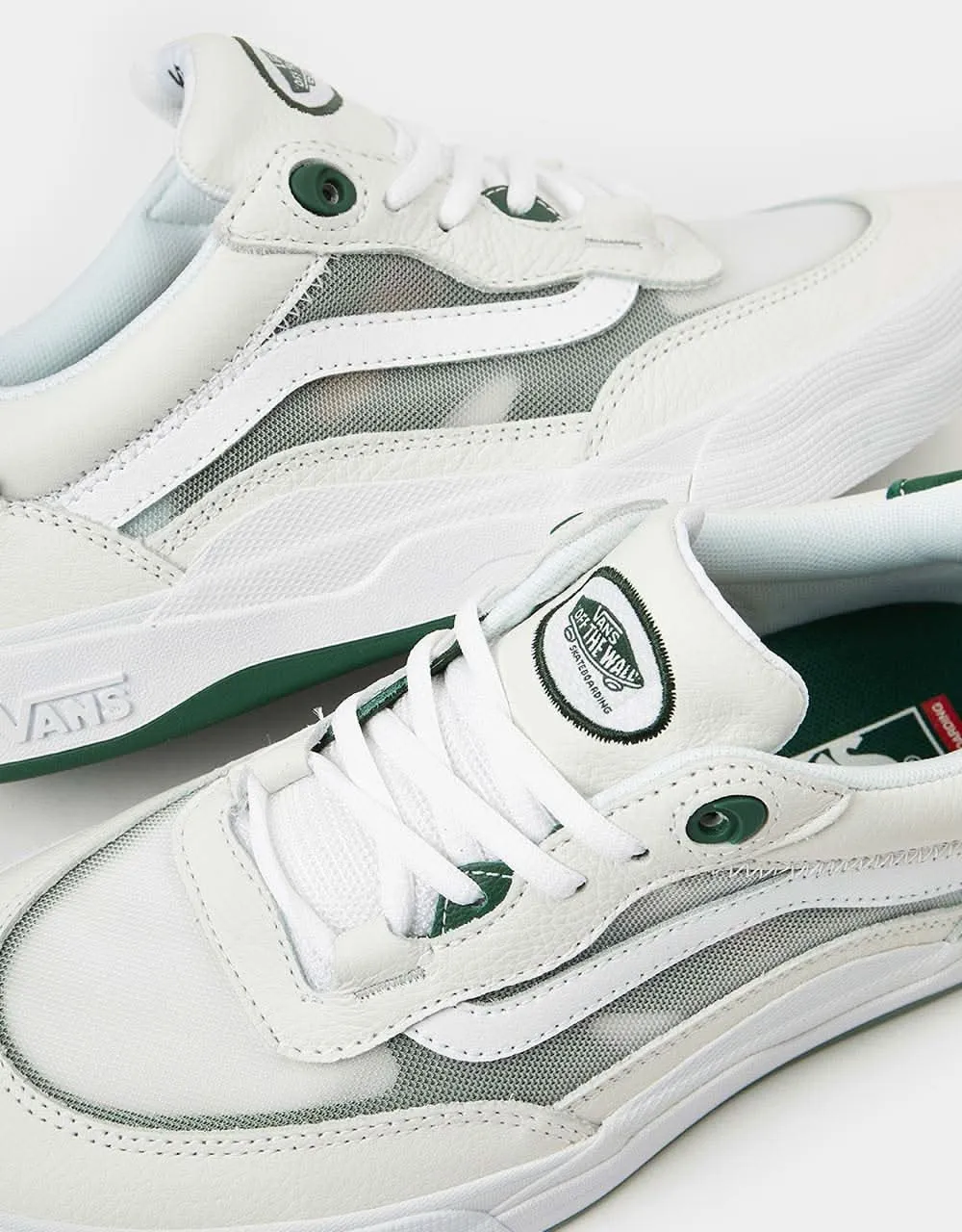 Vans Wayvee Skate Shoes - White/Green