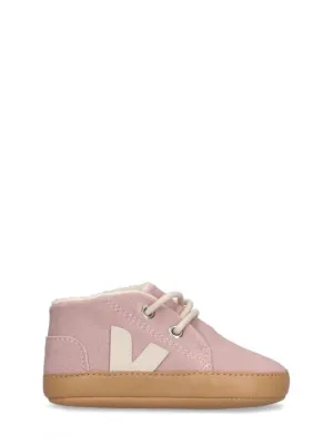 Veja   Suede pre-walker shoes 