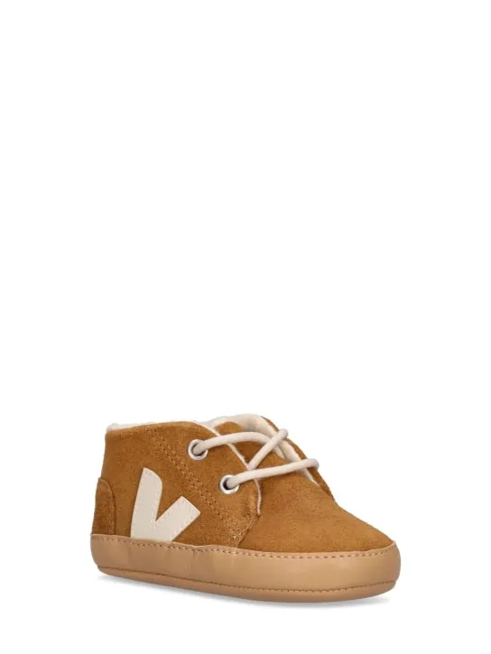 Veja   Suede pre-walker shoes 