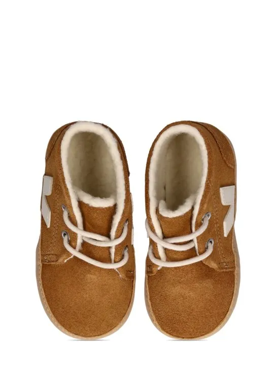 Veja   Suede pre-walker shoes 