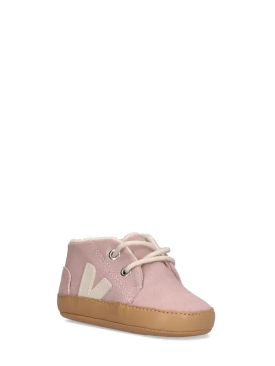 Veja   Suede pre-walker shoes 