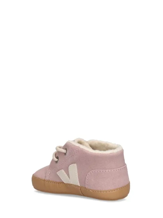 Veja   Suede pre-walker shoes 