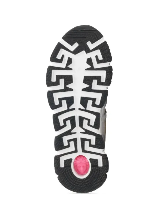 Versace   Leather sneakers 