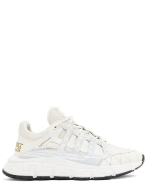 Versace   Leather sneakers 