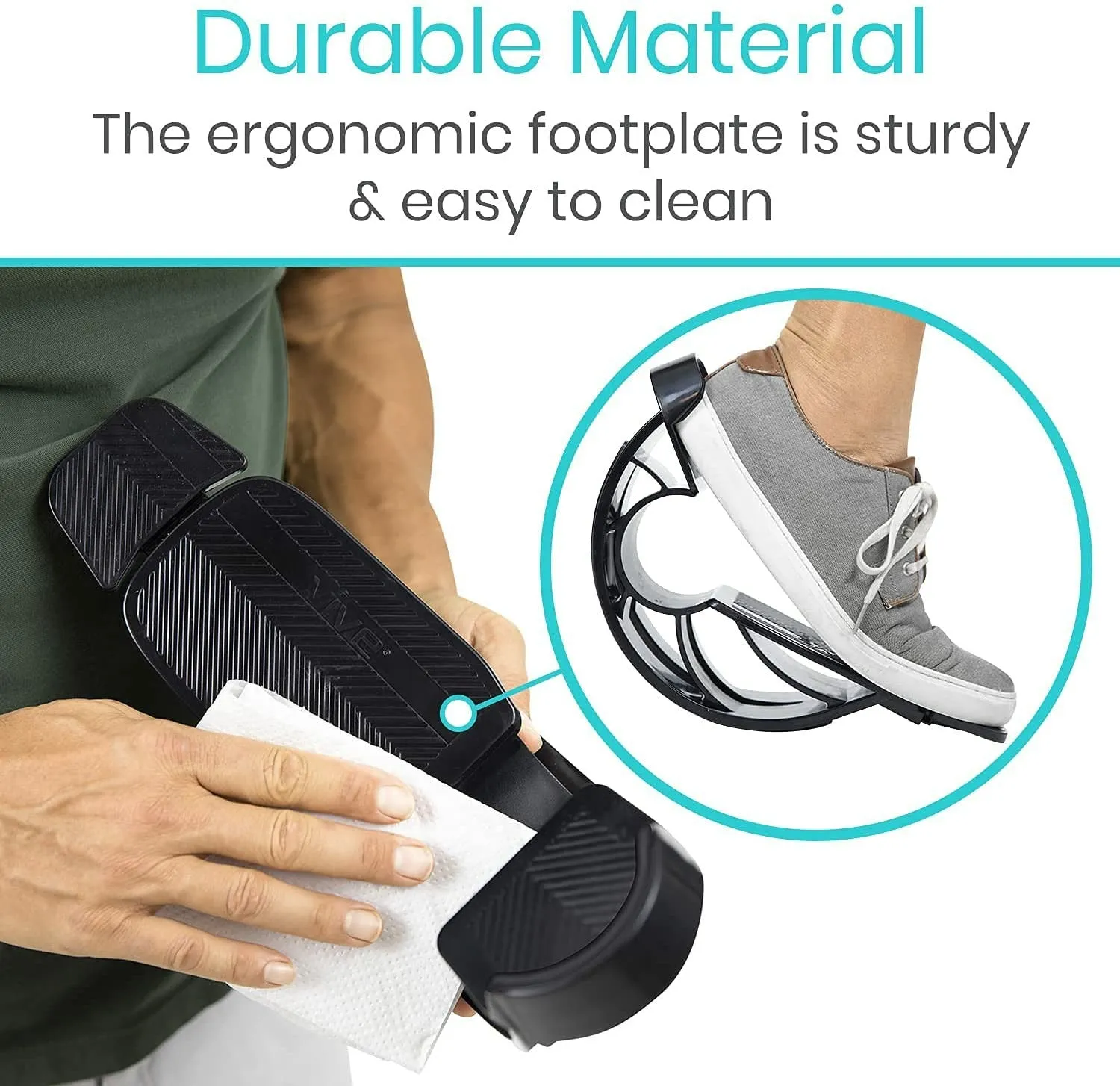 Vive Health Adjustable Foot Rocker - Black