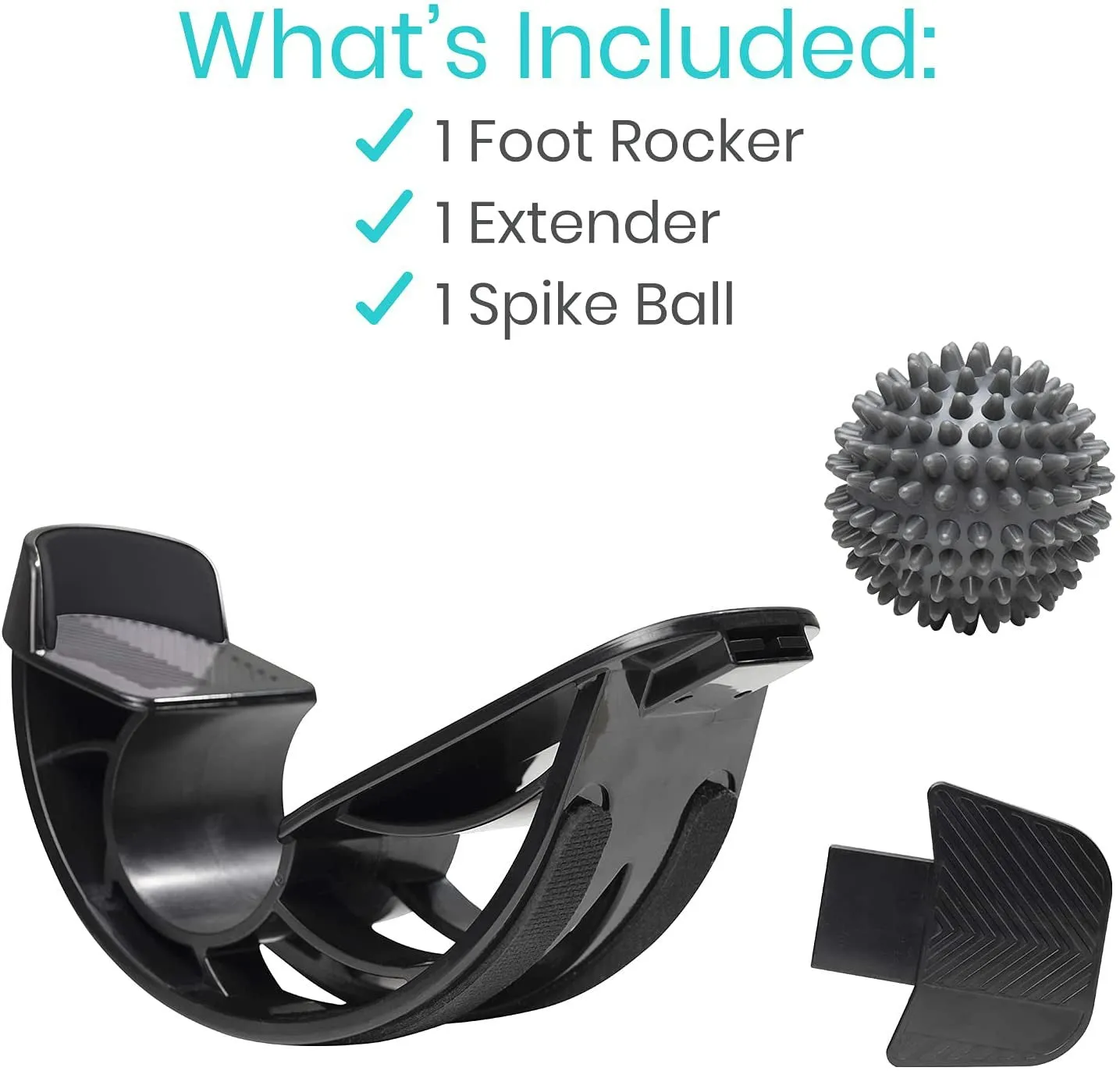 Vive Health Adjustable Foot Rocker - Black