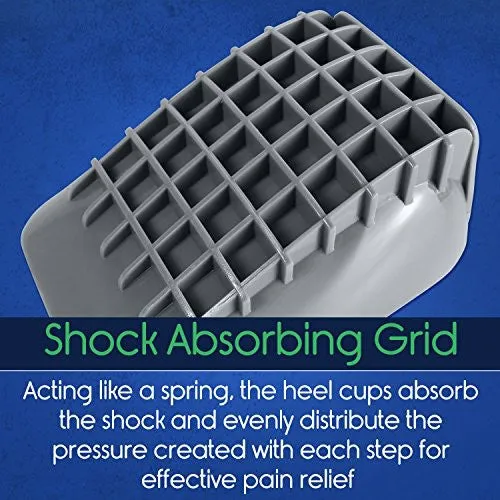 Vive Health Plastic Heel Cup - Gray