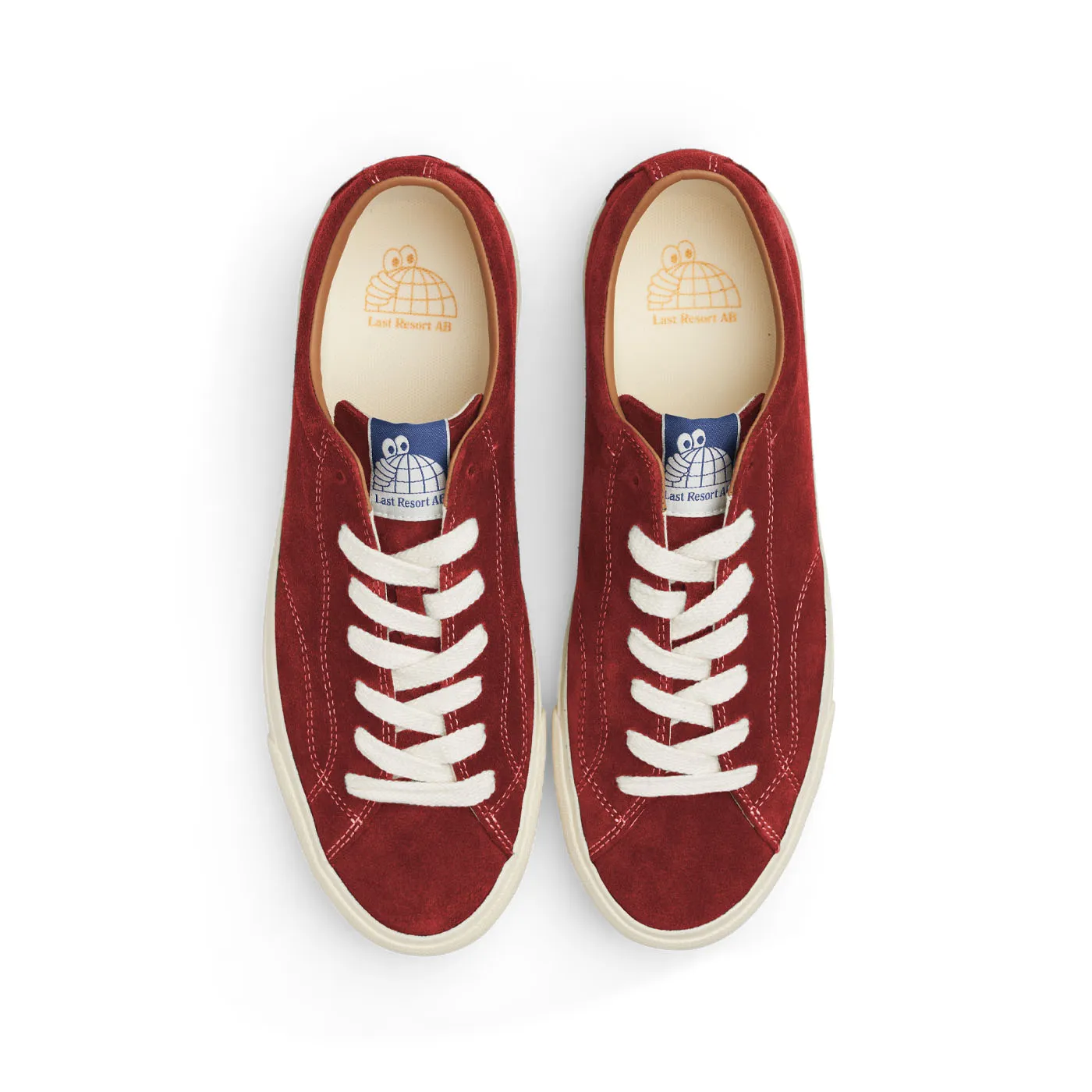 VM003-LO Suede (Old Red/White)