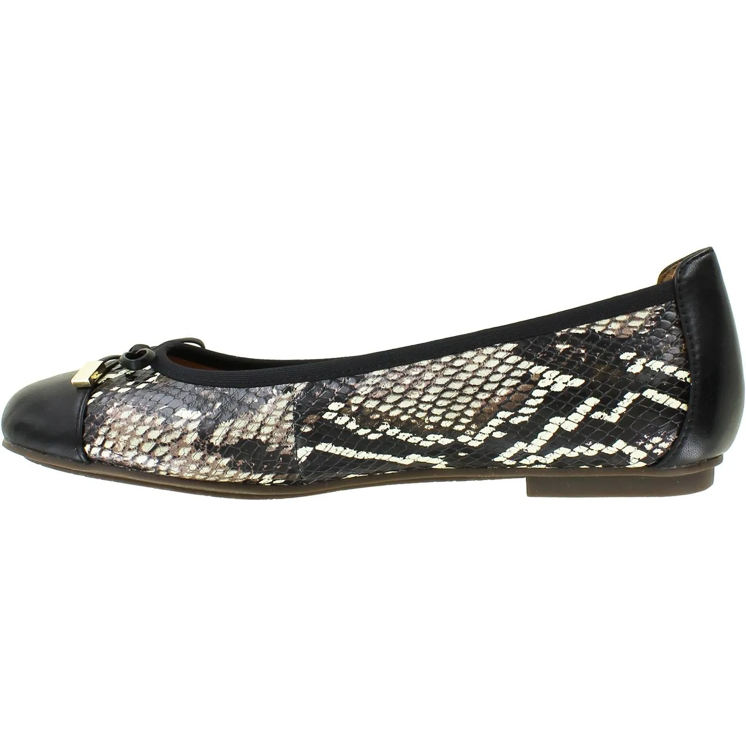Women's Vionic Minna Black Boa Leather