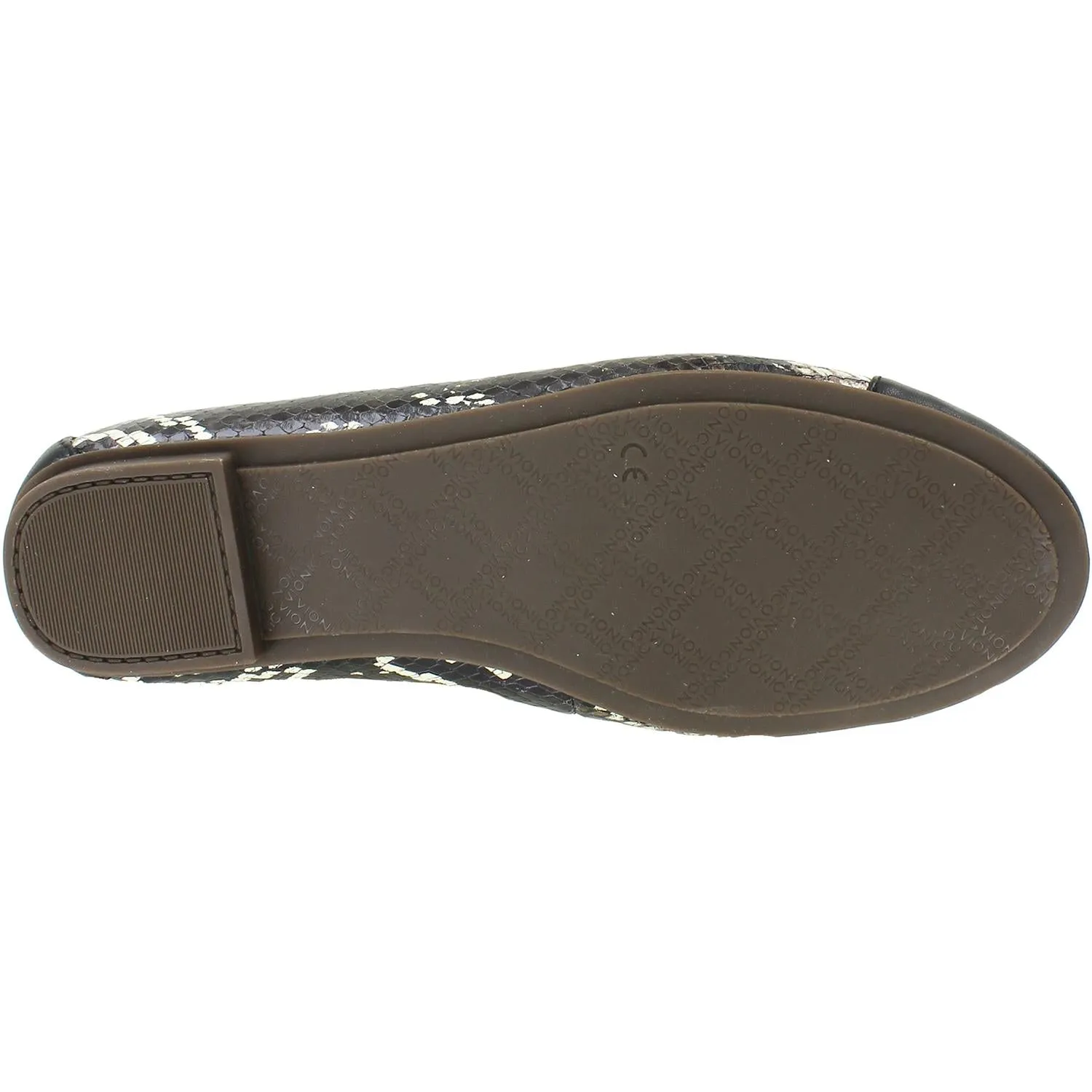 Women's Vionic Minna Black Boa Leather
